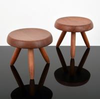 Pair of Charlotte Perriand Low Stools - Sold for $17,500 on 01-29-2022 (Lot 217).jpg